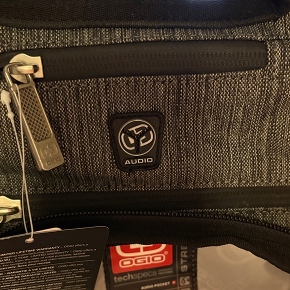 OGIO Charcoal Striped Men's Backpack - Picture 12 of 12